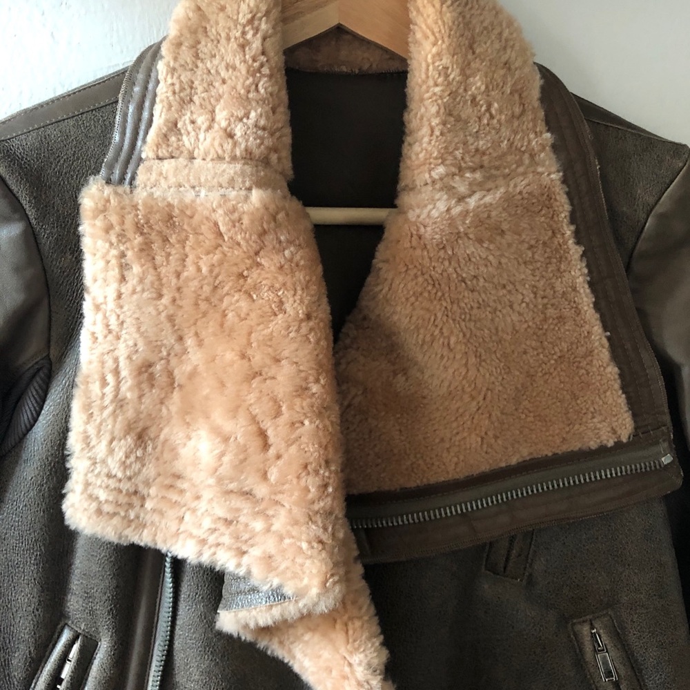 Rick Owens Shearling Jacket Mountain F/W 2012 - Picture 4 of 9